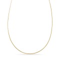 Colar reversível em ouro amarelo 9K e ródio 1,2 mm