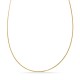 Collar reversible de oro amarillo 9K y rodio 1,5 mm