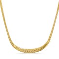 Colar de malha inglesa em ouro amarelo 9K