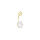 Piercing para umbigo em ouro amarelo 9K com zircónia