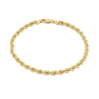 Corrente em ouro amarelo de 9K com cordão de 4 mm