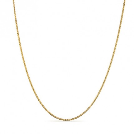 Cadena de oro amarillo de 18K veneciana de 1 mm