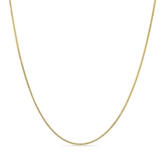 Cadena de oro amarillo de 18K veneciana de 0.8 mm y 40 cm
