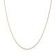Cadena de oro amarillo de 18K veneciana de 0.6 mm
