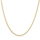 Cadena de oro amarillo de 18K gourmette diamantada, 1,86 mm