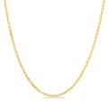 Fio em ouro amarelo 18K forçada redonda, 1,90 mm