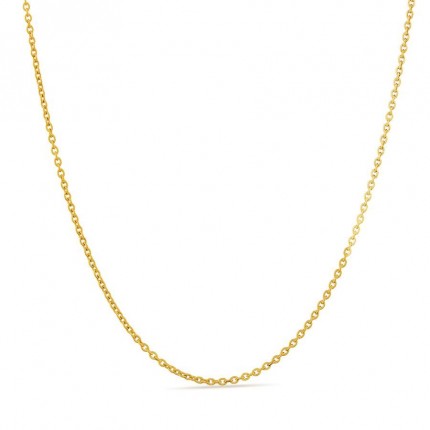 Fio em ouro amarelo 18K forçada redonda, 1,64 mm
