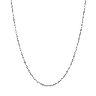 Fio singapura em ouro branco 18K 1.7 mm