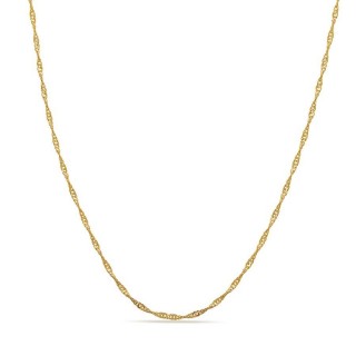 Fio singapura em ouro amarelo 18K 1.7 mm
