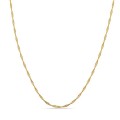 Fio singapura em ouro amarelo 18K 1.7 mm