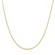 Cadena de oro amarillo de 18K cordón de 1.1 mm
