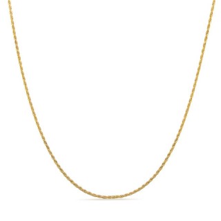 Cadena de oro amarillo de 18K cordón de 1.1 mm