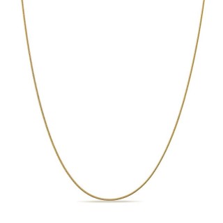 Fio em ouro amarelo 18K cauda de rato 0.8 mm
