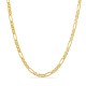 Fio programada em ouro amarelo 18K 3x1 - 4mm