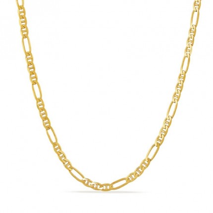 Fio programada em ouro amarelo 18K 3x1 - 4mm