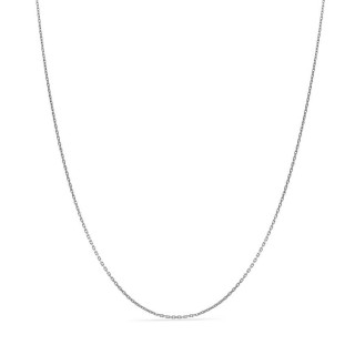 Fio forçado diamantado e ouro branco 18K