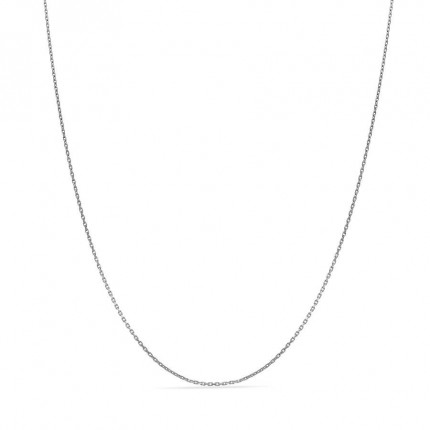 Fio forçado diamantado e ouro branco 18K