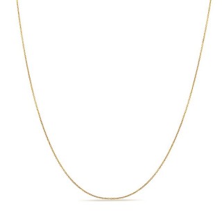 Cadena forzada diamantada en oro amarillo 18 K, con un grosor de 0,74 mm
