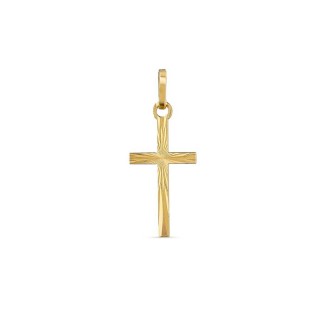 Pendente em ouro amarelo 18K com cruz