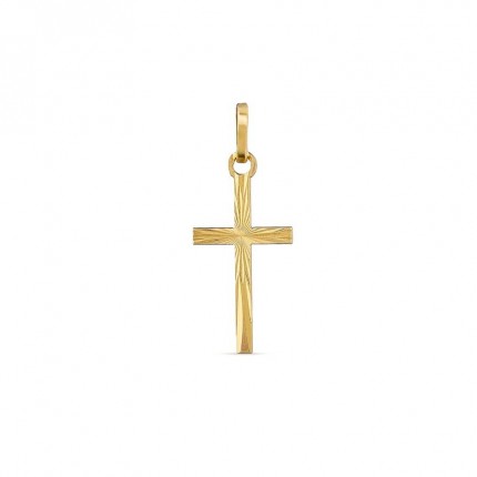 Pendente em ouro amarelo 18K com cruz