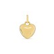 Pendente em ouro amarelo 18K com coração mediano