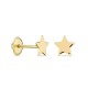 Brincos em ouro amarelo 18K com estrela