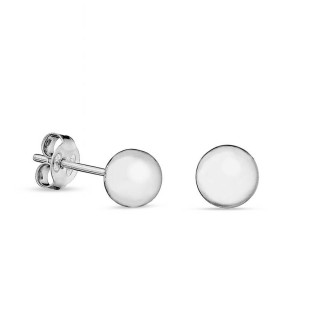 Pendientes de plata en forma de bola 5MM