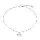 Tobillera de plata charm con concha lagon