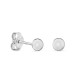 Pendientes de plata con bola de 4MM