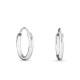 Brincos de argola em prata em tubo de 14MM
