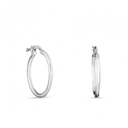 Pendientes de aro de plata 15MM