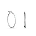 Pendientes de aro de plata 25MM