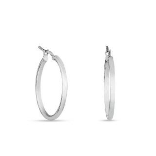 Pendientes de aro plata de 25MM
