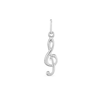 Colgante de plata clave de sol