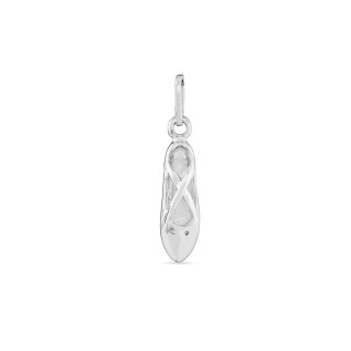 Colgante de plata zapatilla
