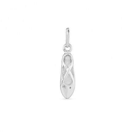 Colgante de plata zapatilla
