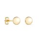 Pendientes de oro amarillo 9K en bolita 6MM