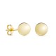 Brincos em ouro amarelo 9K com bolinha de 7MM