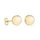 Brincos em ouro amarelo 9K com bola de 8MM