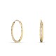 Brincos de aro 14 mm em ouro amarelo 9K