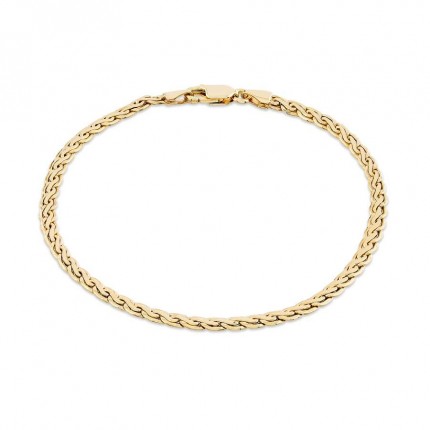 Pulseira ou colares em ouro amarelo 9K de links