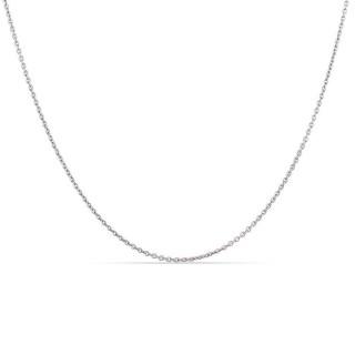 Fio em ouro branco 9K redondo e forçado, 1,10 mm
