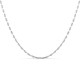 Cadena de oro blanco 9K calabrote de 2MM
