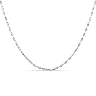 Fio em ouro branco 9K calabrote de 2MM