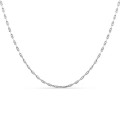 Fio em ouro branco 9K calabrote de 2MM