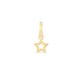 Pendente em ouro amarelo 9K com estrelinha e círculo