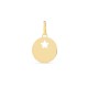 Pendente em ouro amarelo 9K com estrela e zircónia