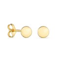 Pendientes de oro amarillo 9K con bola 4MM