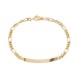 Pulsera de oro amarillo 9K