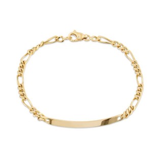 Pulsera de oro amarillo 9K